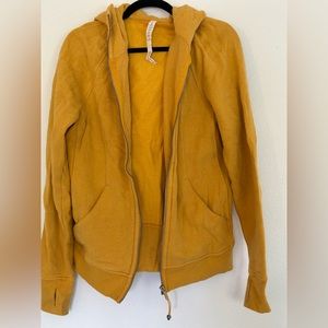 Mustard yellow Lulu Lemon jacket